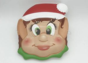 Christmas Party Supplies Girl and Boy Elf Party Mask