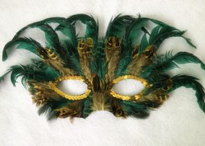 Assorted Mardi Gras Feather Masks