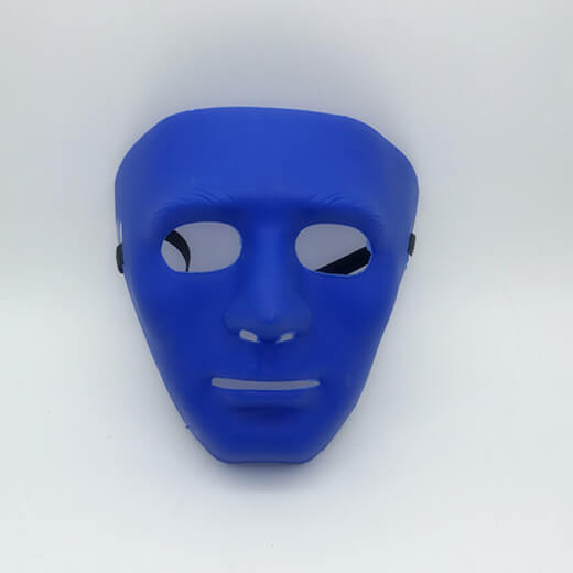 Blue Blank Face Mask