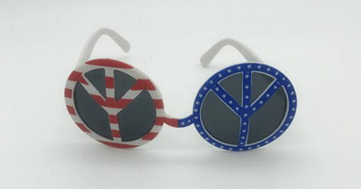 Patriotic Glasses USA National Holiday Party Accessories