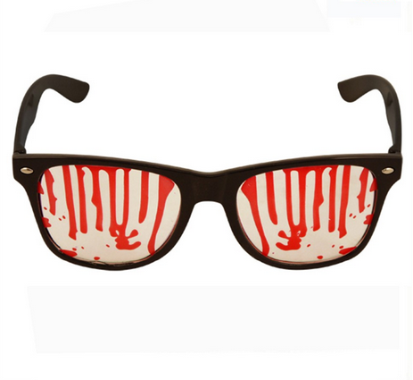 New Premium Bloody Stained Horror Halloween Glasses 2017 Party Glasses