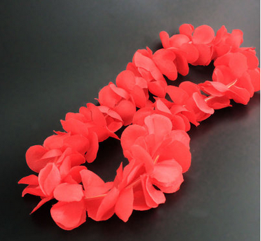 Hawaiin Leis Party LED Lighting Lei Luau Party Decorations Summer Supplies