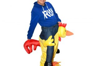 Carry Me Costumes Chicken Plush Tricky Mascot Costumes