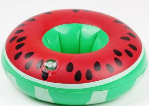 Inflatable Fruit Cup Holder Watermelon Summer Beverage Cup Holder