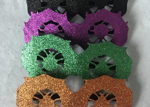 Halloween Glitter Glasses Purple Black Green Pumpkin Spider Eyeglasses