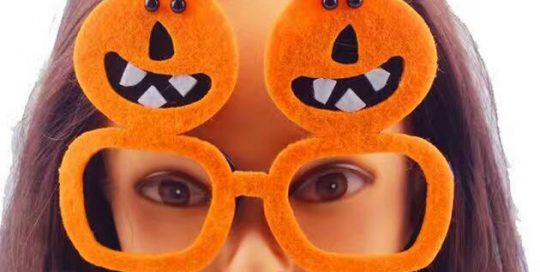 Halloween Glasses Multi-style Party Funny Felt Fireworks Glasses