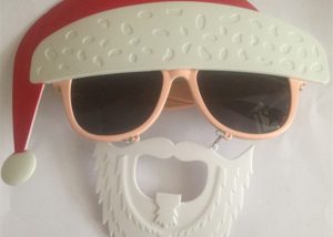 Christmas Santa Eye Glasses With Beards Santa Glasses