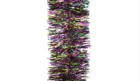 9' Metallic Tinsel Shred Garland Mardi Gras Garland Decoration