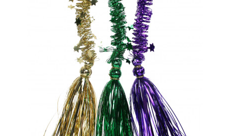 PGG Tassel Garland Set Mardi Gras Deco Mesh Garland