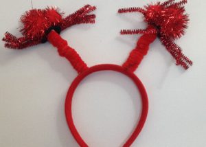 Halloween Scary Headbands with Red Spider