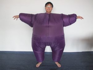 Wholesale Fat inflatable Costumes Sumo Wrestler Adult Inflatable Costume