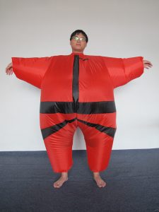 Wholesale Fat inflatable Costumes Sumo Wrestler Adult Inflatable Costume