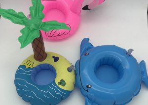 Child Inflatable Toy Flamingo Coconut Tree Drink Cup Holder