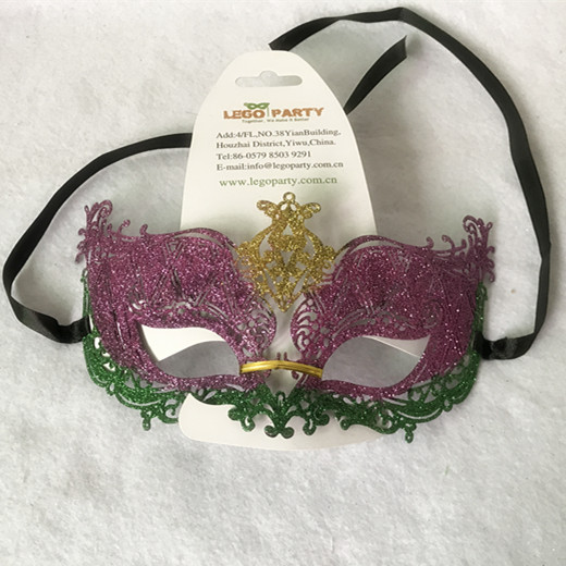 Mardi Gras Costumes Mardi Gras FDL PGG Mask with Ribbon