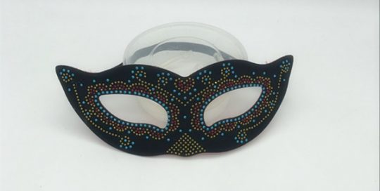 Happy New Year Sequin Masks Eye Masks Ball Eye Masks