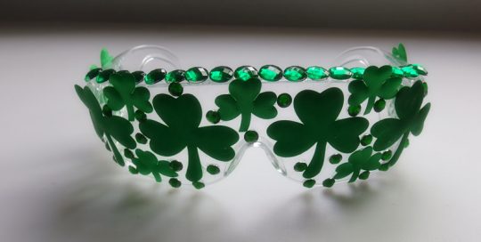 Patrick Day Shamrock Eye Glasses