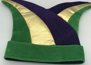 Purple Green Gold Mardi Gras Plush Hat Mardi Gras Party