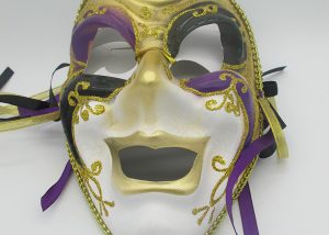 Mardi Gras Wall Mask Deco Madigras Party Swag Wreath Mask