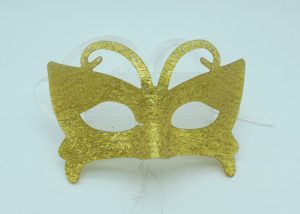 Gold Acylic Masks Butterfly FDL Mask Masquerade Party Ball
