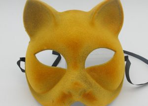 Elegant Party Mask Lint Mask Gold Cat Costume Masks Accessories