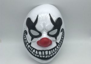 Black Halloween Scary Clown Eye Mask Full Face Eye Mask