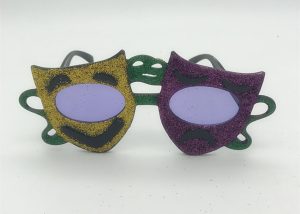 Comedy Tragedy Mardi Gras Sunglasses For Mardi Gras Party