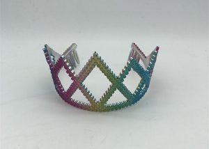 Girls Rainbow Tiara Crown Gay Pride Accessories