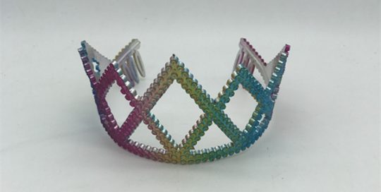 Girls Rainbow Tiara Crown Gay Pride Accessories