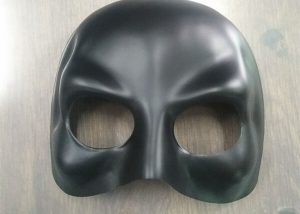 Black Domino Half Face Mask Halloween Maske