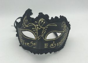 Halloween Masks Buy Black Gold Glitter Eye Mask