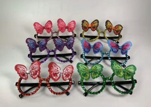 Party Sunglasses Assorted Color Butterfly Eyeglasses