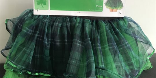 St. Patrick Day Girl Skirt Green Shamrock Toddler Skirts Tutu