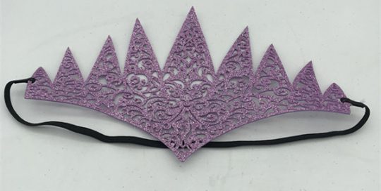 Adult Glittering Yellow/Purple Headband For Any Ball Prom Party