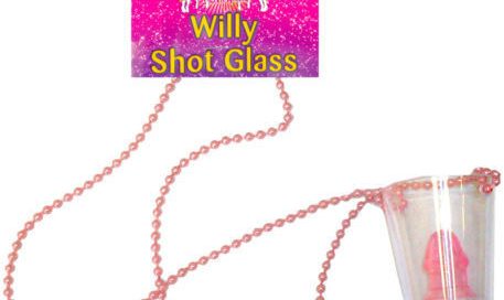 Willy Shot Glasses Bead Necklaces