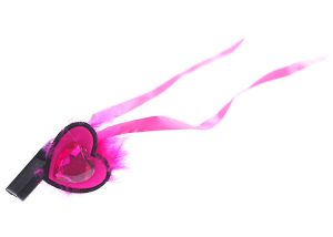 Womens Hen Party L Heart Shaped Plate Whistle Necklaces