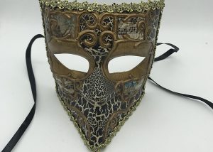 Mardi Gras Masquerade Mask Men Full Face Gladiator Bauta Venetian Mask