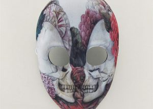 Colorful Mesh Full Face Skull Masks Day of The Dead