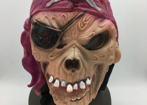 Pirate King Skull Mask Pirate Latex Mask Horror Costume Mask Theater Prop