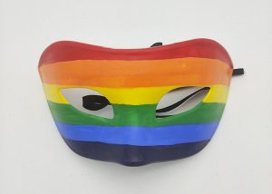 Rainbow Masquerade Mask Vintage Carnival Gay Pride Themed Party
