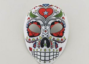 Day of The Dead Multicolor Mask Full Sugar Skeleton Full Face Masks