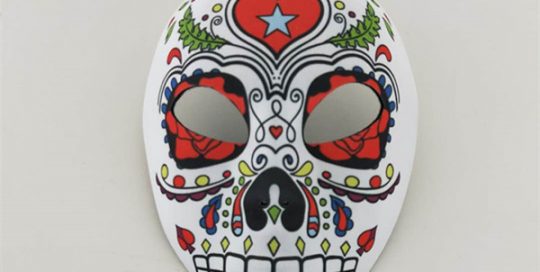 Day of The Dead Multicolor Mask Full Sugar Skeleton Full Face Masks