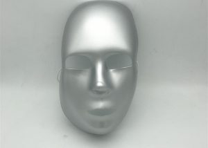 Silver Ghostly Mask Halloween Mask Party Costume Halloween Face Mask