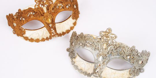 Masquerade Mask Venetian Lace Mask Craquel Mask