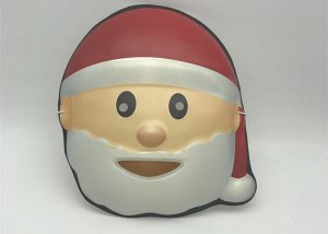 Christmas White Red Santa Eye Mask