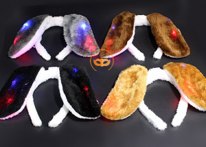 Puppy Dog Ear Headband LED Lighting Up Animal Headband