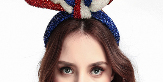 Patriotic Bunny Rabbit Earhair Band