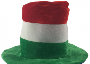 Saint Patrick Party Costume Headwear Hat Red White Green Irish Top Hat