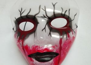 Transparent Bloody Zombie Mask