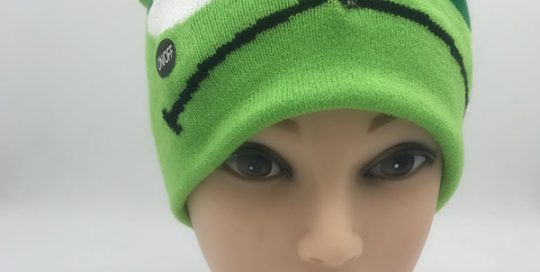 Green Monster Light Up Halloween Design Toques