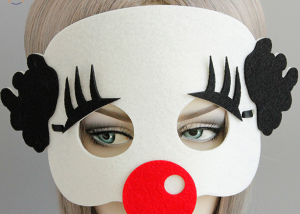 Halloween Clown Eye Mask-Felt Material Mask